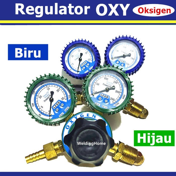 Cuci Gudang Regulator Kepala Gas Oksigen Oxy Utk Tabung Las Welding Oxygen Yqy-08