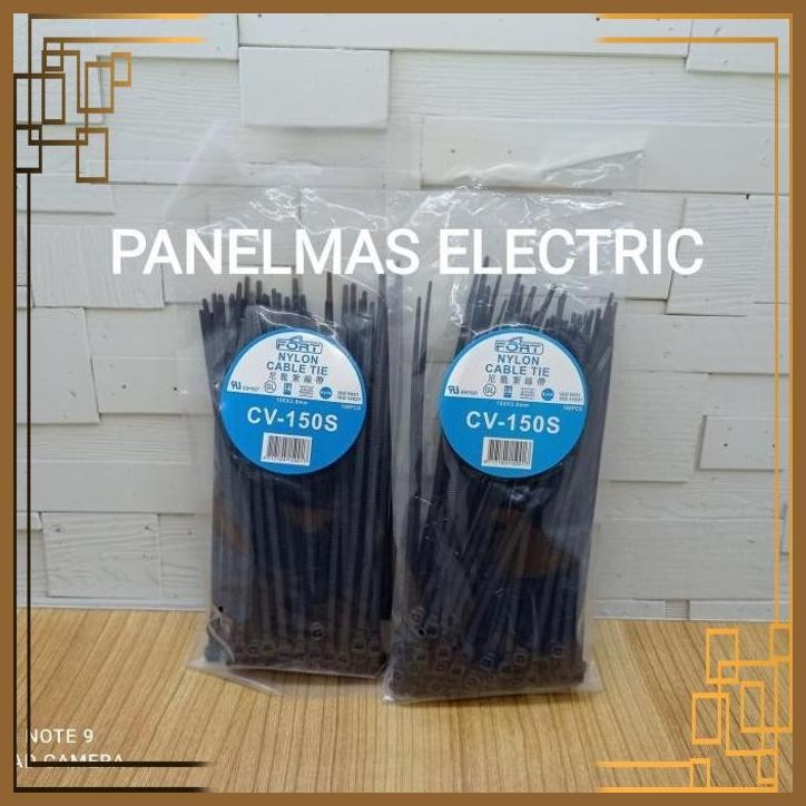

[PLM] KABEL TIES FORT 3.6MM X 15CM (150MM) PUTIH/HITAM