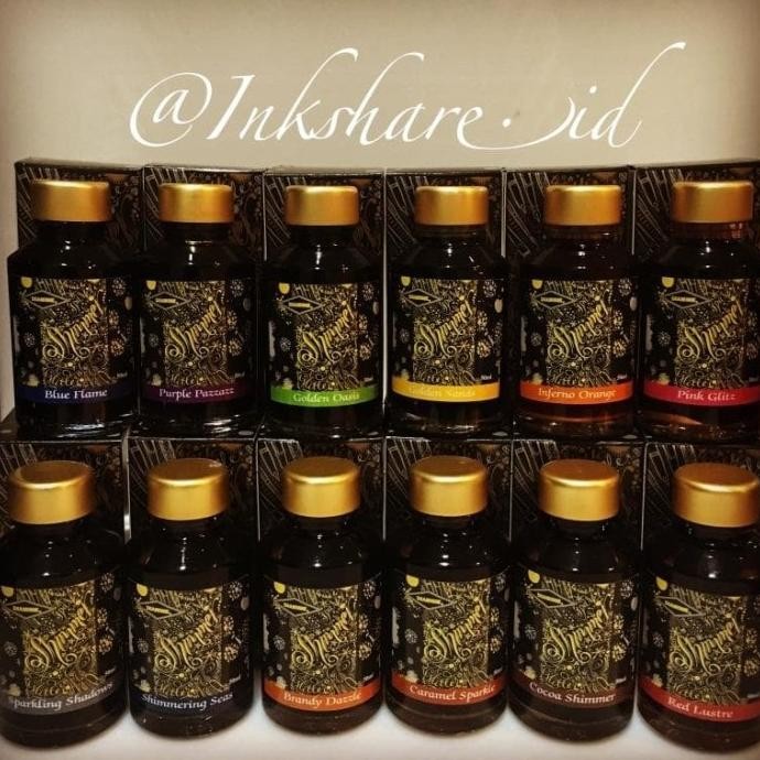 

BEBAS ONGKIR - Diamine Shimmering Inks - Fountain Pen Ink / Tinta 50ml Botol