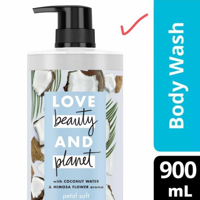 NEW love beauty and planet body wash sabun 900ml mimosa murumuru