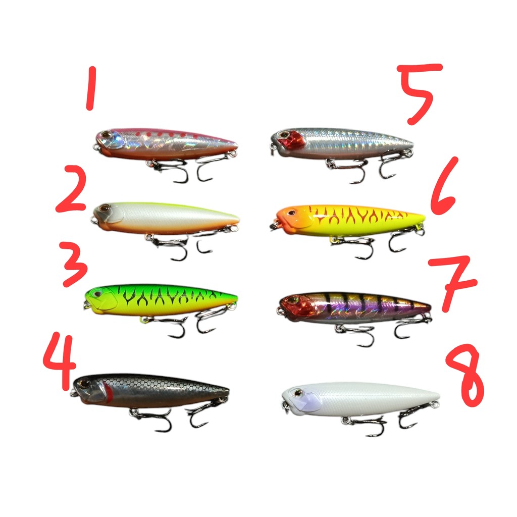 Umpan Pancing Pencil WTD 65mm 5.5gr Lure Ultralight Casting Muara Empang