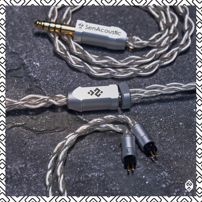 SenAcoustic Rakata SPC Cable 4 Braid 6n SP-OCC Litz Type 4 24.3 AWG