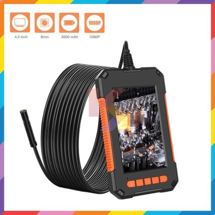 Kamera Endoskopi Industrial Endoscope 4.3 Inch IPS LCD 1080P - P40