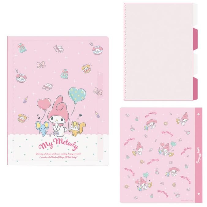 

TERBARU - M-Plan Binder B5 Sanrio Plastic 26 Ring Buku Notebook Limited Edition