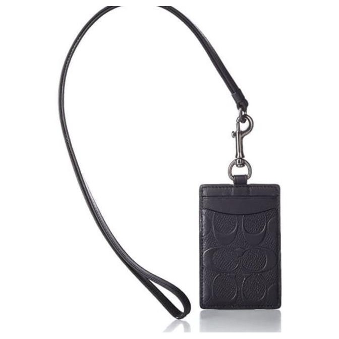

ID LANYARD IN SIGNATURE EMBOSSED BLACK