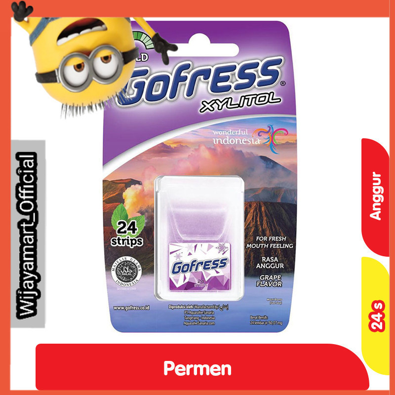 

Gofress Xylitol Anggur 24 s