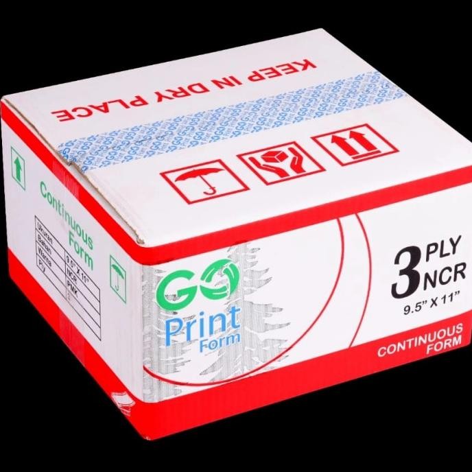 

BEBAS ONGKIR - Continuous Form 9.5 x 11 3 Ply NCR (Bisa request bagi 2)