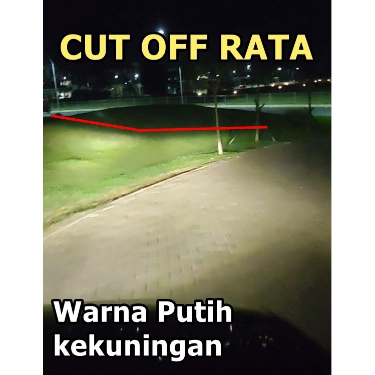 Lampu Led H4 / H11 / H16 4300K Kuning Warm White 55Watt All Season Barangbaru