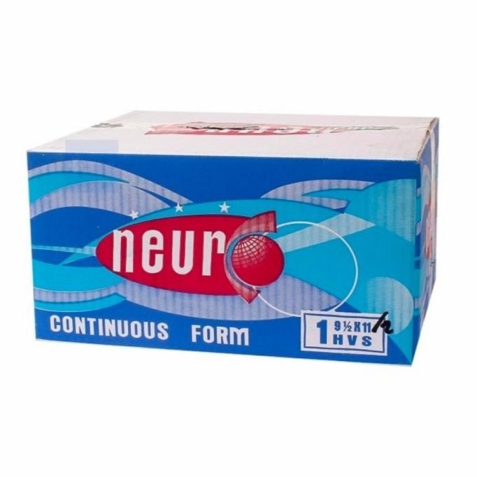 

TERMURAH - Continuous Form / Kertas Dot Matrix Neuro9 1/2 x 11 - 1 Ply Polos (K1)