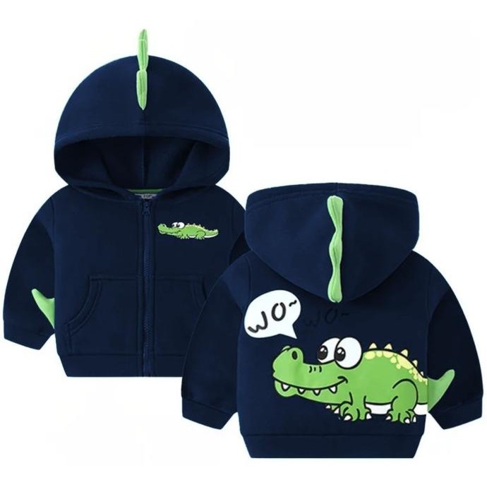 HOODIE JAKET ANAK USIA 1-6TH KARAKTER HEWAN LUCU CASUAL