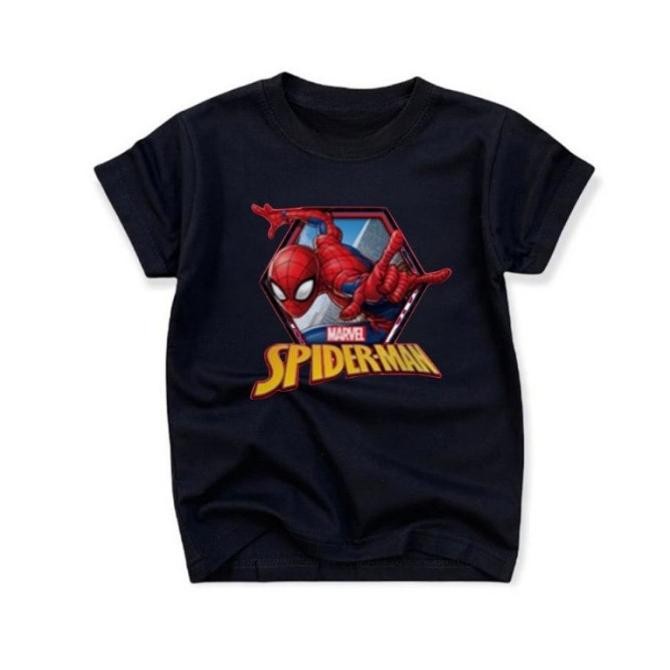 BAJU KAOS ANAK COWOK SPIDER MAN LABA LABA BAJU OBLONG ANAK/REMAJA/DWSA