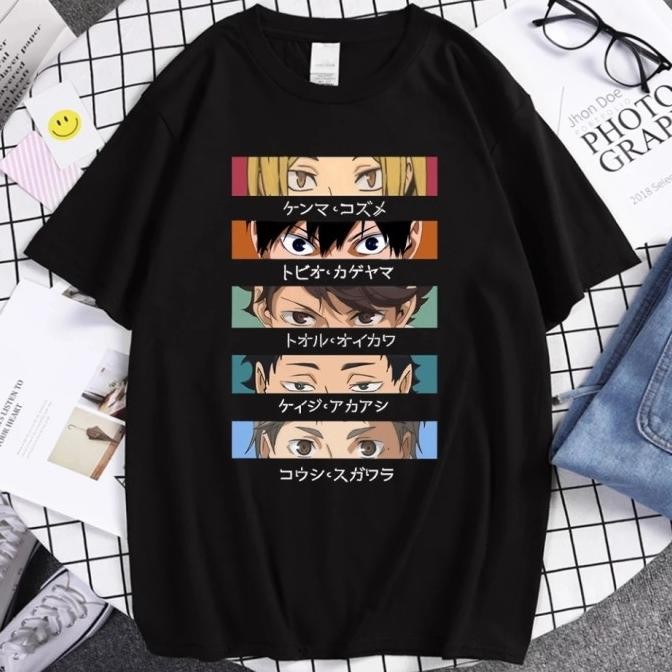 BAJU KAOS ANIME JEPANG MANGA HAIKYUU HAIKYU T SHIRT ANAK PRIA WANITA