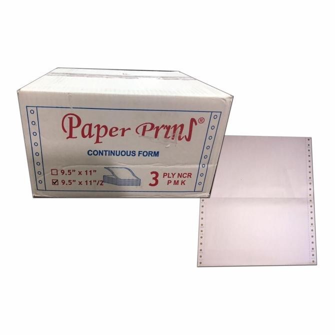 

BEBAS ONGKIR - paper print form 9.5 x 11/2 3 ply kertas continuous ISI FULL 2.000 set