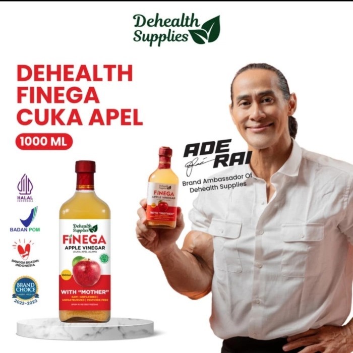 

Dehealth Finega Cuka Apel 1000 ml - Apple Cider Vinegar