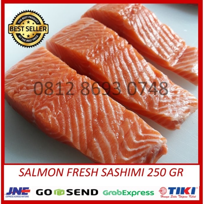 

Salmon Fresh Sashimi Grade Murah 1 Kg / Ikan Salmon Segar Premium