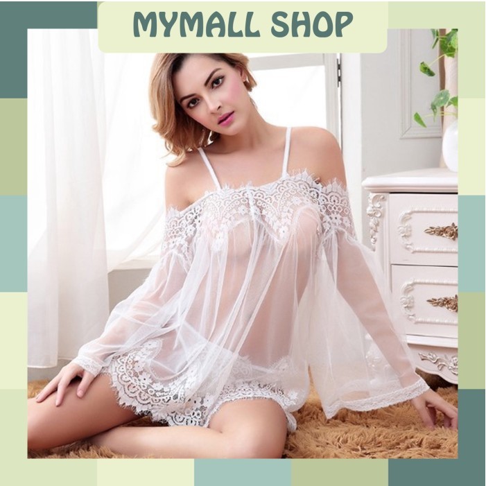 TERLENGKAP BT435 LINGERIE WANITA SEXY TRANSPARAN BAJU TIDUR LINGERY WANITA MURAH