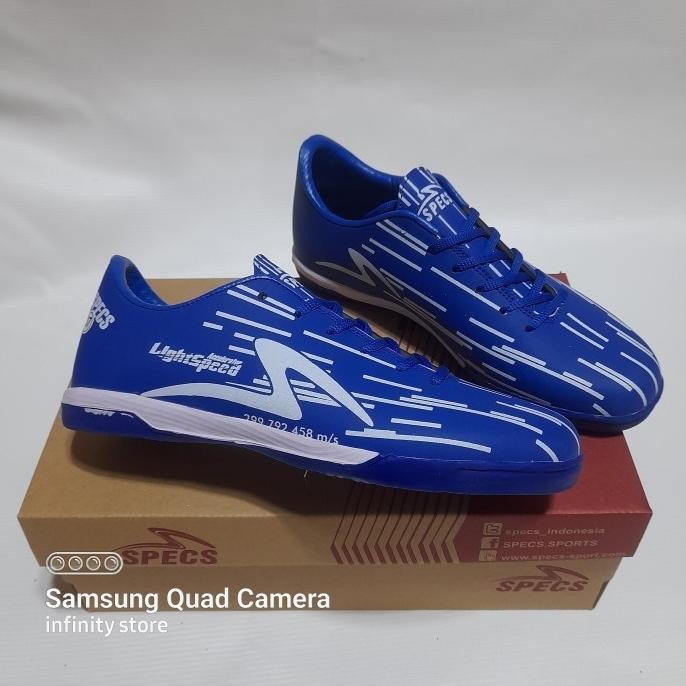 sepatu futsal anak specs lightspeed reborn putih merah HT