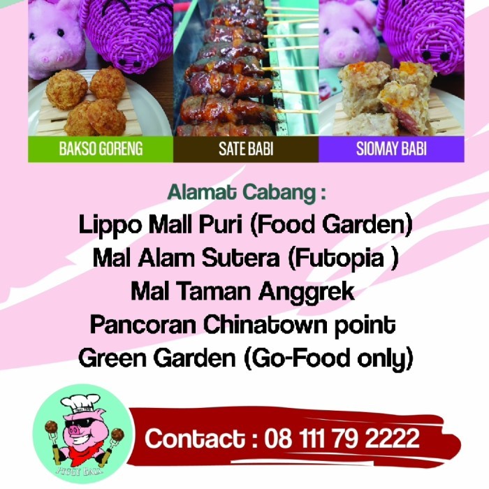 

Babi Panggang Bangka Saucu 1/4Kg Fresh Asli Bangka Siomay Baso Chasio