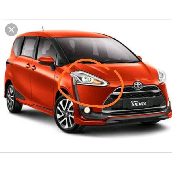 MIKA KACA LAMPU DEPAN HEADLAMP MOBIL SIENTA