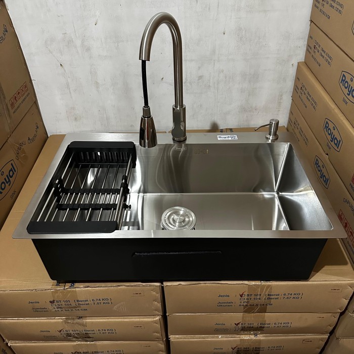 BAK CUCI PIRING KITCHEN SINK WASTAFEL JUMBO 80 X 50 X 21 CM