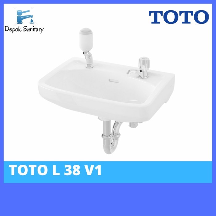WASTAFEL TOTO L38V1 SET/ WASHTAFEL TOTO L38V1 PAKET KOMPLIT/ WASTAFEL