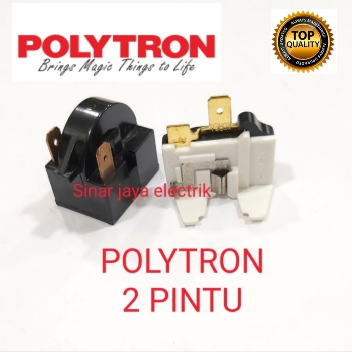 RELAY PTC OVERLOUD KULKAS POLYTRON 2 PINTU