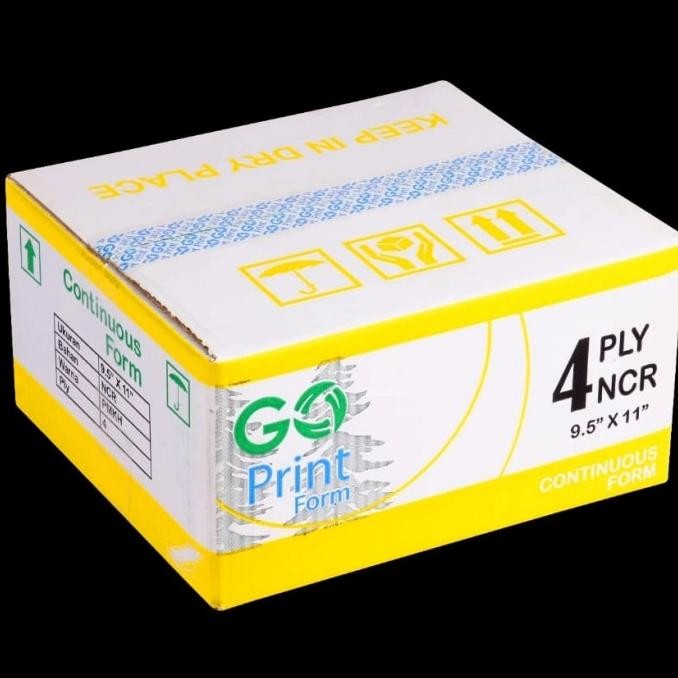 

NEW Continuous Form 9,5 x 11 4 ply NCR ( Bisa request bagi 2)