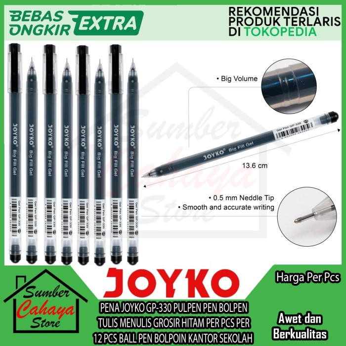 

Terbaru PULPEN GP-330 0.5 MM GROSIR HITAM BALLPEN PEN PENA BOLPOIN CAIR TINTA ITAM ALAT PERLENGKAPAN