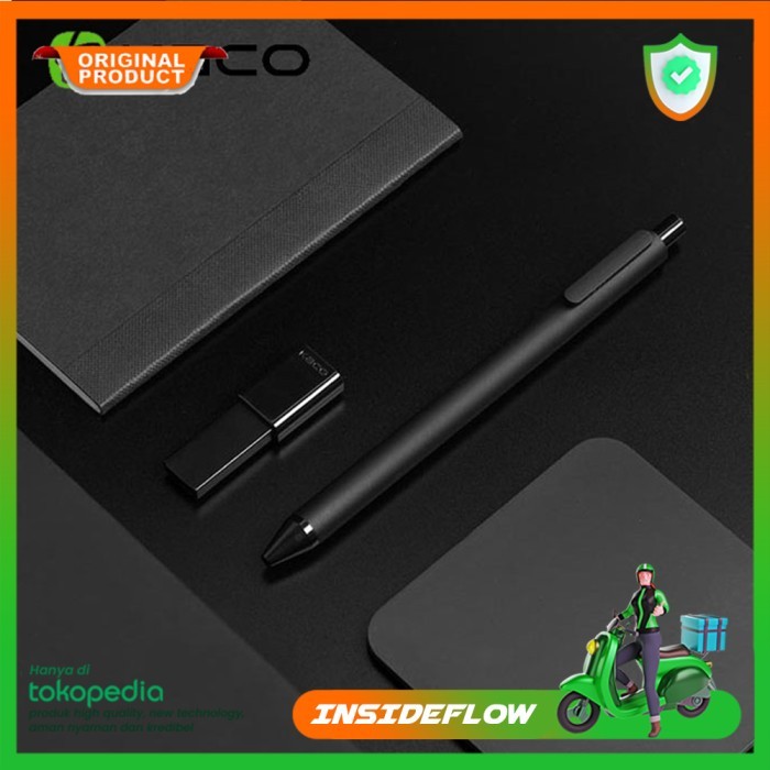 

Terbaru Pena Pulpen Kantor Sekolah Bolpoin Gel Kaco Pen Ink 0.5mm 10 PCS 100% ori