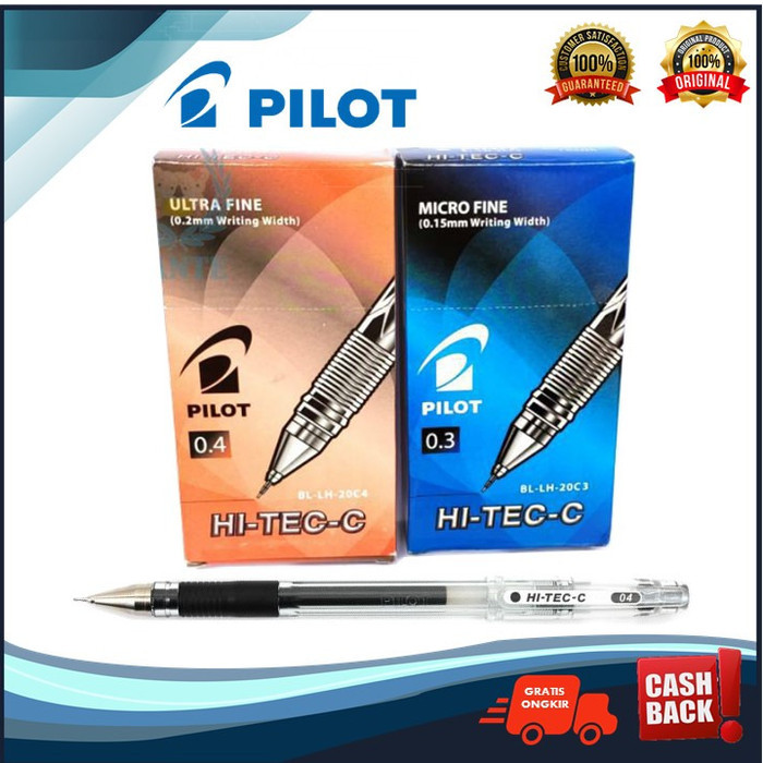 

Terbaru Ballpoint Pilot Hi Tec C 0.3 0.4 Pulpen Gel Tulis Kantor Jakarta Utara 100% ori