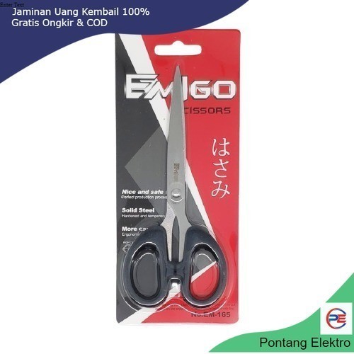 

Terbaru Gunting Tanggung 165 (6 Inch, 16 Cm) Gunting Kertas Alat Tulis Kantor Atk COD By Pontang