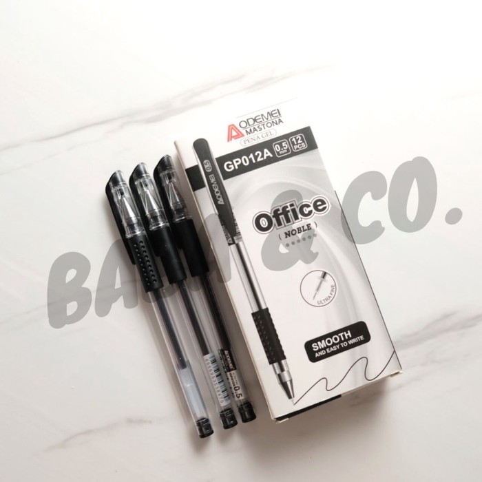 

Terbaru PULPEN MIMI HITAM OFFICE AODEMEI 1 LUSIN ISI 12 PCS PEN GEL HITAM 100% ori