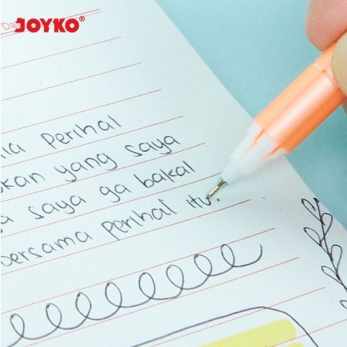 

Terbaru BALL PEN PULPEN PENA JOYKO BP-335 COZIE 0.5 mm BOLPEN MURAH HITAM BLACK WARNA WARNI PASTEL