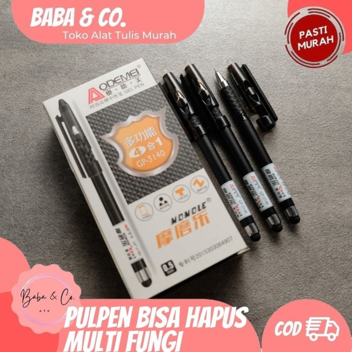 

Terbaru PULPEN HAPUS ODEMEI MULTIFUNGSI 4 IN 1 BISA HAPUS PEN ODEMEI MULTI FUNGSI PENA ERASEABLE