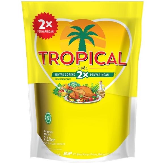 

New Tropical Minyak Goreng Pouch 2 L Limited Edition