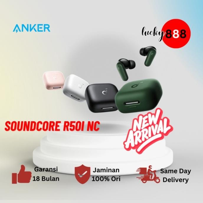 (NEW LAUNCH) Soundcore Anker R50i NC Earbuds Adaptive Noise Canceling Earphone Bluetooth 5.4 TWS Low