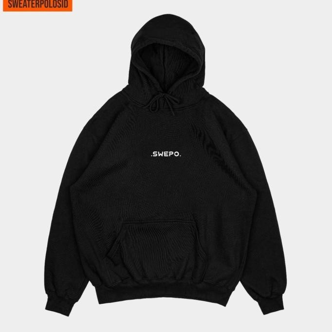 SWEPO HOODIE JUMPER EVERYDAY SWEPO SERIES SIZE S - XXXL - HITAM,XL