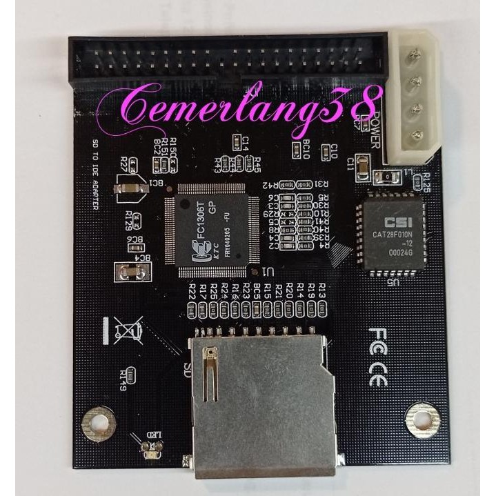 SD SDHC SDXC MMC Card to IDE 40 pin Male adapter