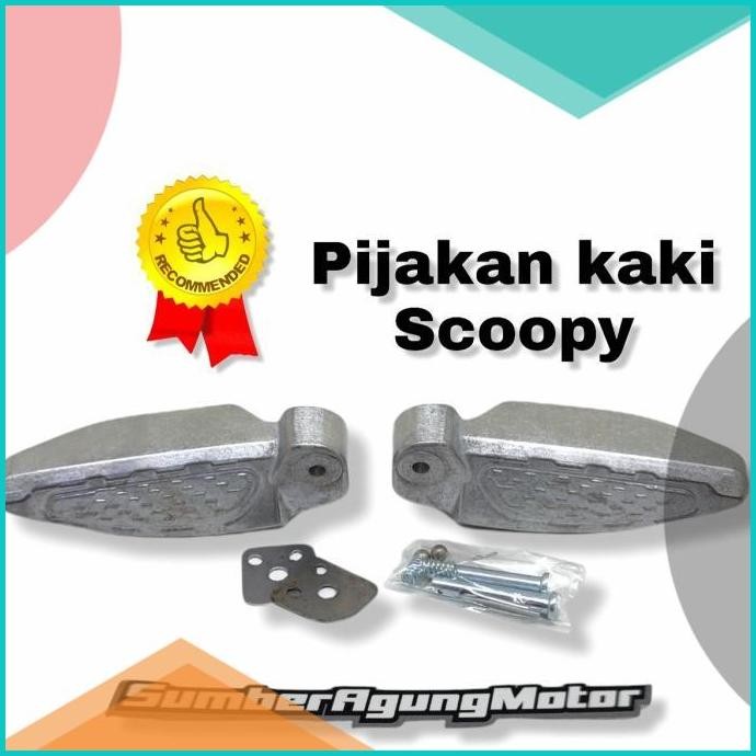 FOOT STEP PIJAKAN INJAKAN KAKI BELAKANG SCOOPY KARBU SET KANAN KIRI 1