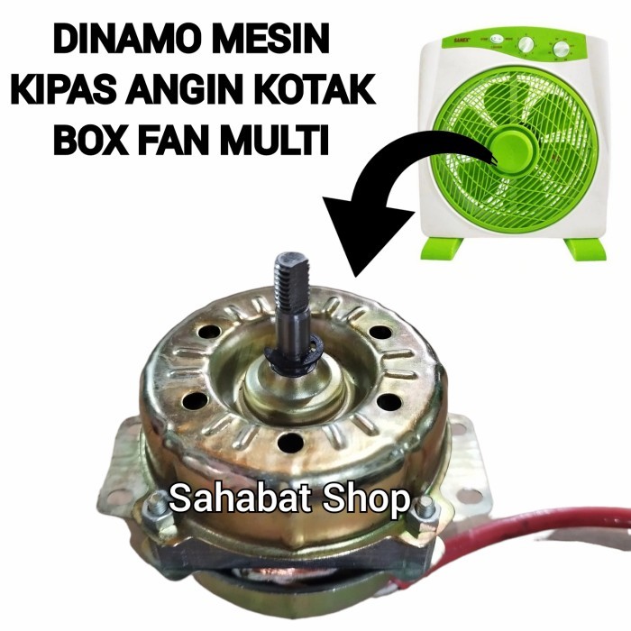 DINAMO MESIN KIPAS ANGIN DUDUK KOTAK / BOX FAN MULTI GMC SANEX OKAYAMA