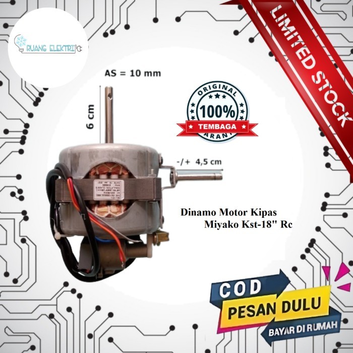 DINAMO MOTOR KIPAS MIYAKO KST-18" RC