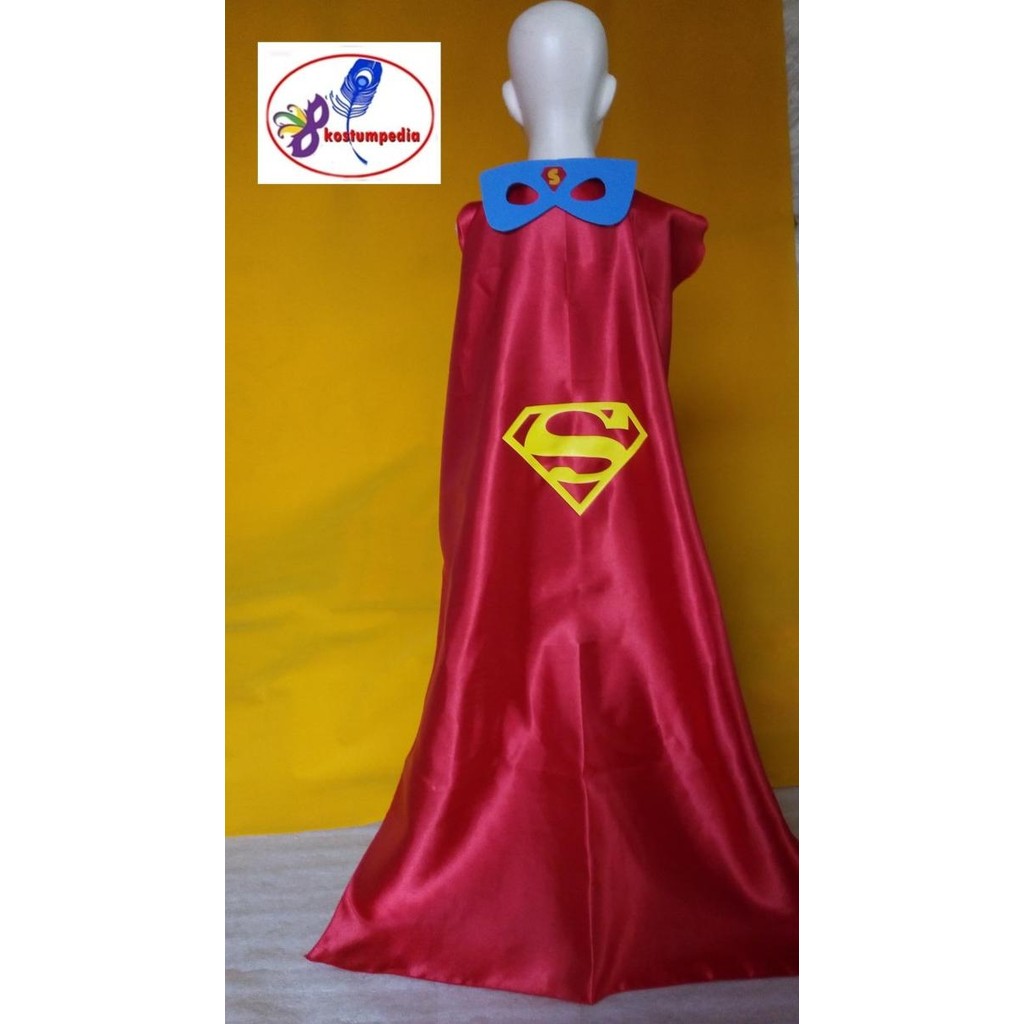 SUPERMAN DEWASA | TOPENGJUBAH KOSTUMSUPERHERO PESTAHALOWEEN ULTAH KADO