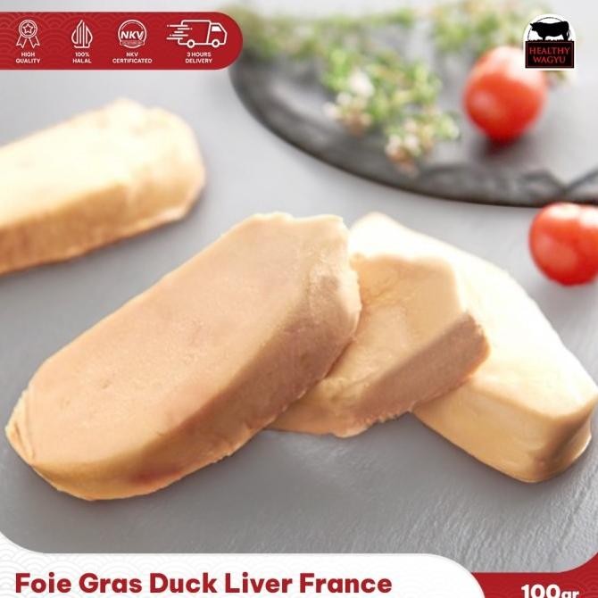 

TERBARU - Foie Gras Duck Liver Hati Angsa Import France 100 Gram