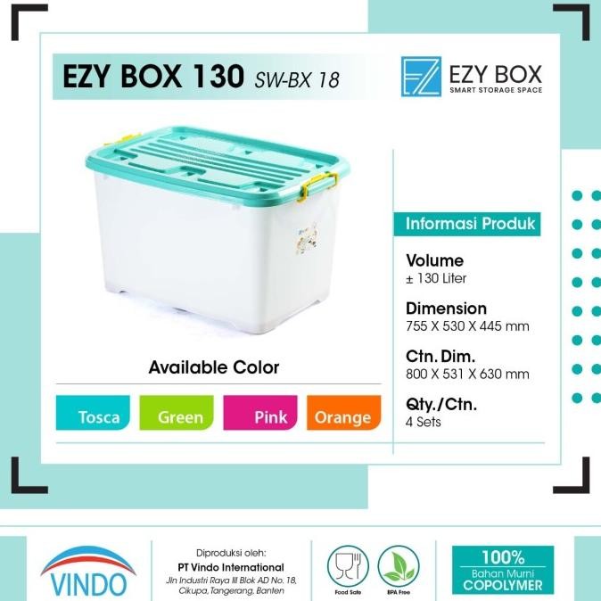 

Container box ezy cb 130 liter biggy vindo