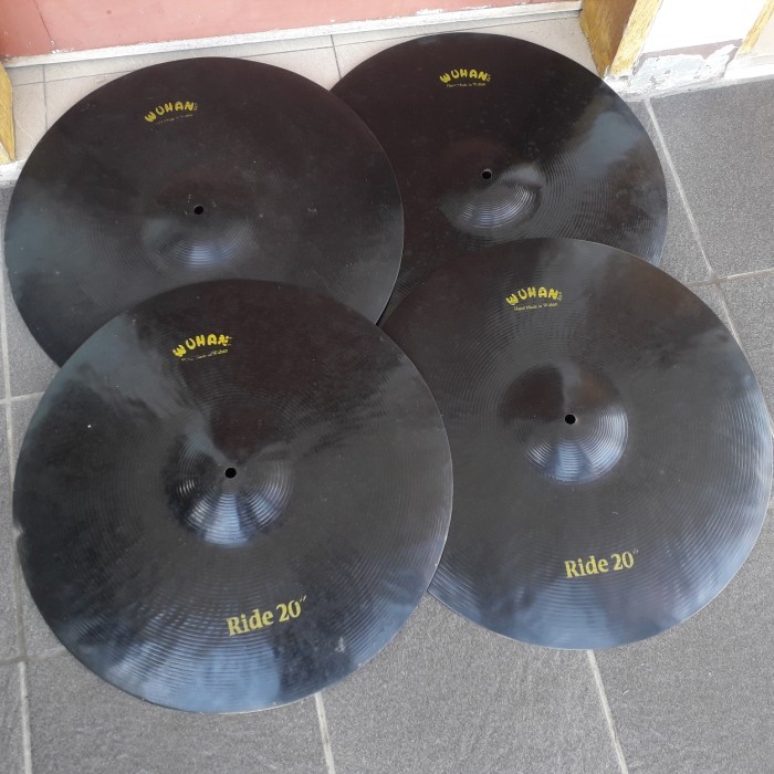 CYMBAL DRUM WUHAN BLACK RIDE 20