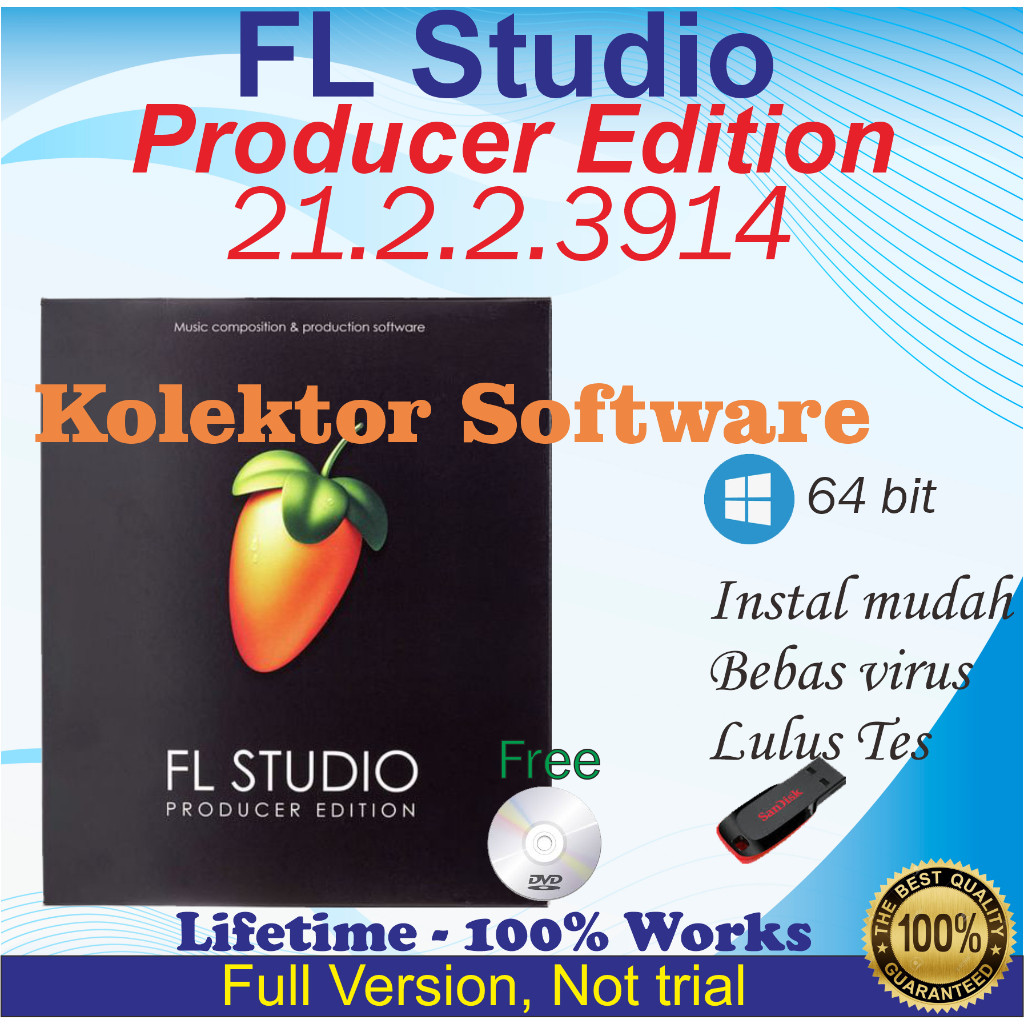 FL Studio Producer Edition - Full Version, Lifetime