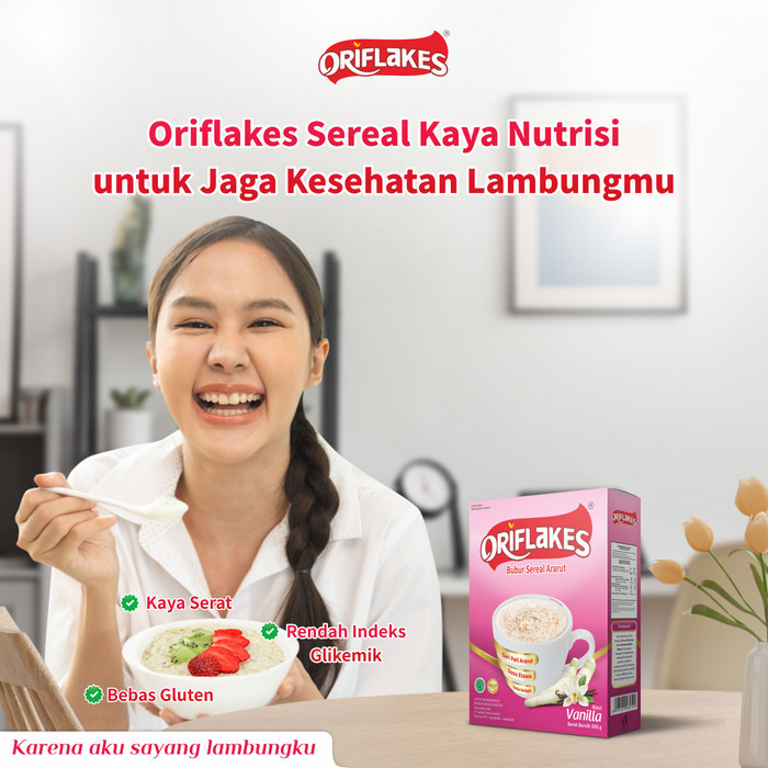 

Oriflakes Bubur Sereal Ararut Gaztro Maag Asam Lambung - 900 Gram Barangbaru