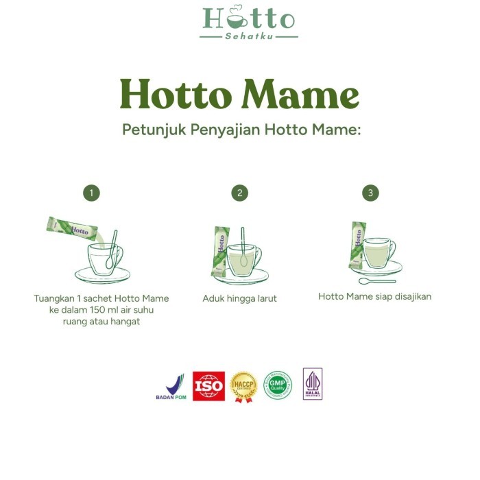 

Hotto Mame Protein Multigrain With Edamame (Pouch) Barangbaru