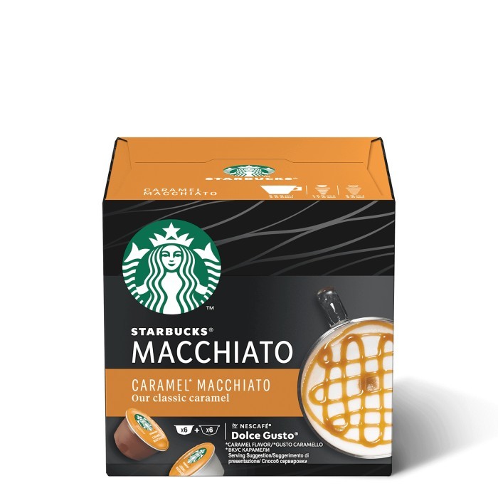 

Starbucks Caramel Macchiato Nescafe Dolce Gusto Capsul Coffee Kopi New