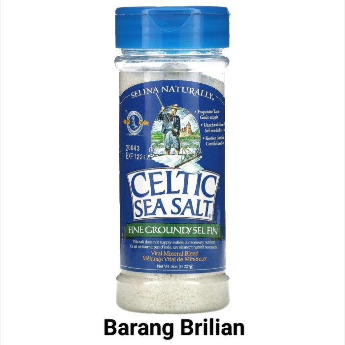 

Celtic Sea Salt Fine Ground Vital Mineral Blend 454 Gram Garam Laut Terlaris